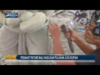 Pemahat Patung Bali Hasilkan Puluhan Juta Rupiah