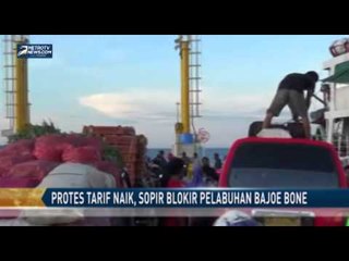 Protes Tarif Naik, Sopir Blokir Pelabuhan Bajoe Bone
