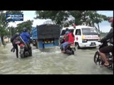 Banjir Kali Lamong Putus Jalur Gresik Mojokerto