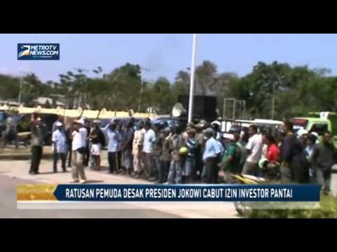 Ratusan Pemuda Desak Presiden Cabut Izin Investor Pantai Pede
