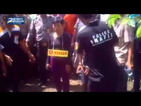 Rekontruksi Pembunuhan dan Penemuan Mayat dalam Karung di Ciamis
