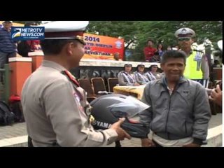 Polres Cimahi Kenakan Sanksi Joget Bagi Pelanggar Lalu Lintas