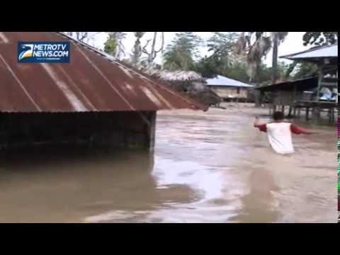 Sungai Benenain Meluap, Ratusan Rumah Warga Terendam Banjir