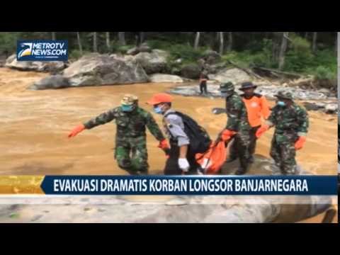 Evakuasi Dramatis Korban Longsor Banjarnegara