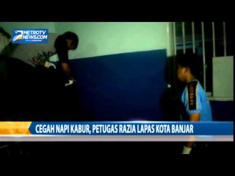 Cegah Napi Kabur, Petugas Razia Lapas Kota Banjar