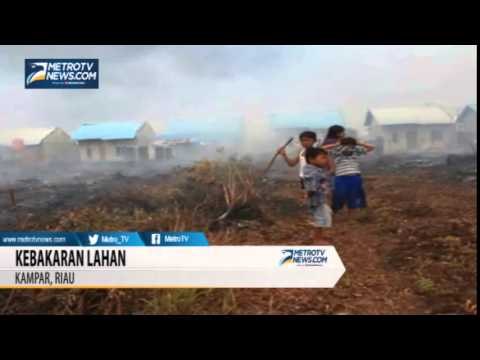 Kebakaran Lahan Ganggu Aktivitas Warga