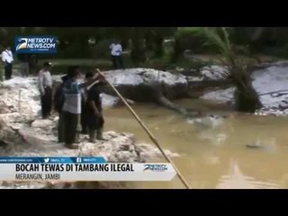 Cari Batu Akik, Bocah 8 Tahun Tewas Tenggelam
