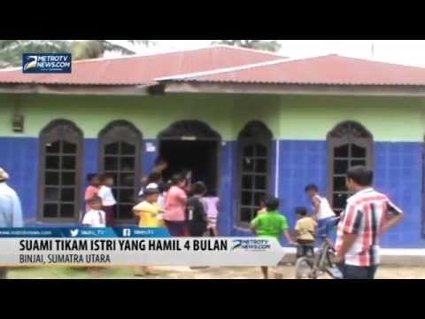 Suami Tikam Istri yang Hamil Empat Bulan di Binjai