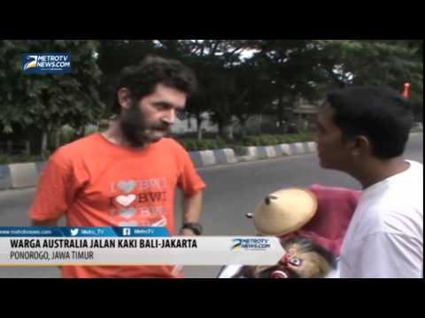 Serukan Perdamaian Antar Agama, Warga Australia Jalan Kaki Bali-Jakarta