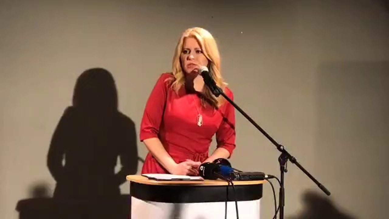 ZÁZNAM: Vyhlásenie Zuzany Čaputovej
