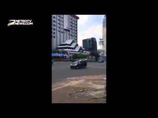 Suasana Pascaledakan di Wilayah Sarinah