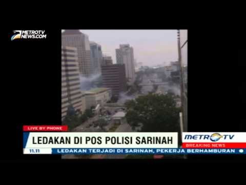 Baku Tembak Diduga Teroris Berlangsung di Sarinah