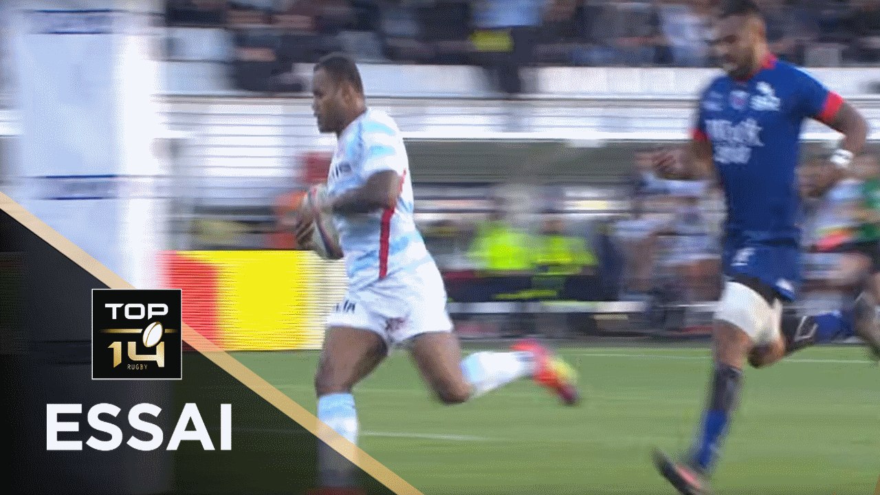 TOP 14 - Essai Virimi VAKATAWA (R92) - Grenoble - Racing 92 - J19 - Saison 2018/2019