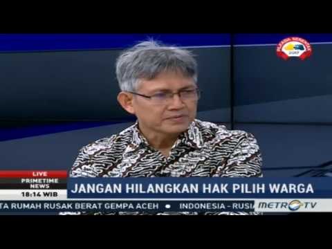 Primetime News - DPT Pilkada DKI Masih Bermasalah
