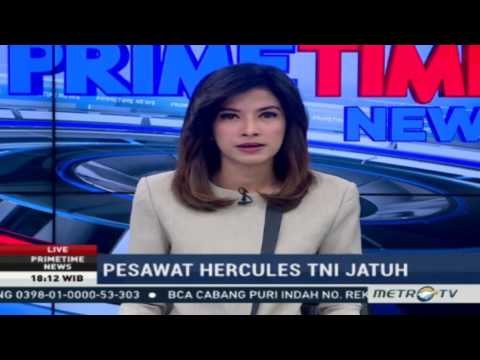 Primetime News - Pesawat Hercules TNI AU Jatuh