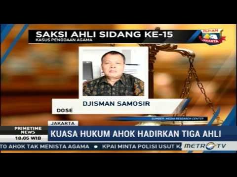 Primetime News - Kuasa Hukum Ahok Hadirkan Tiga Ahli