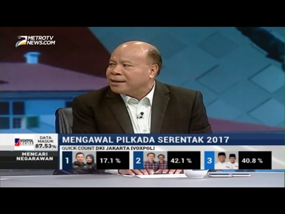 Paslon Diminta Siap Hadapi Pilgub DKI Putaran Kedua