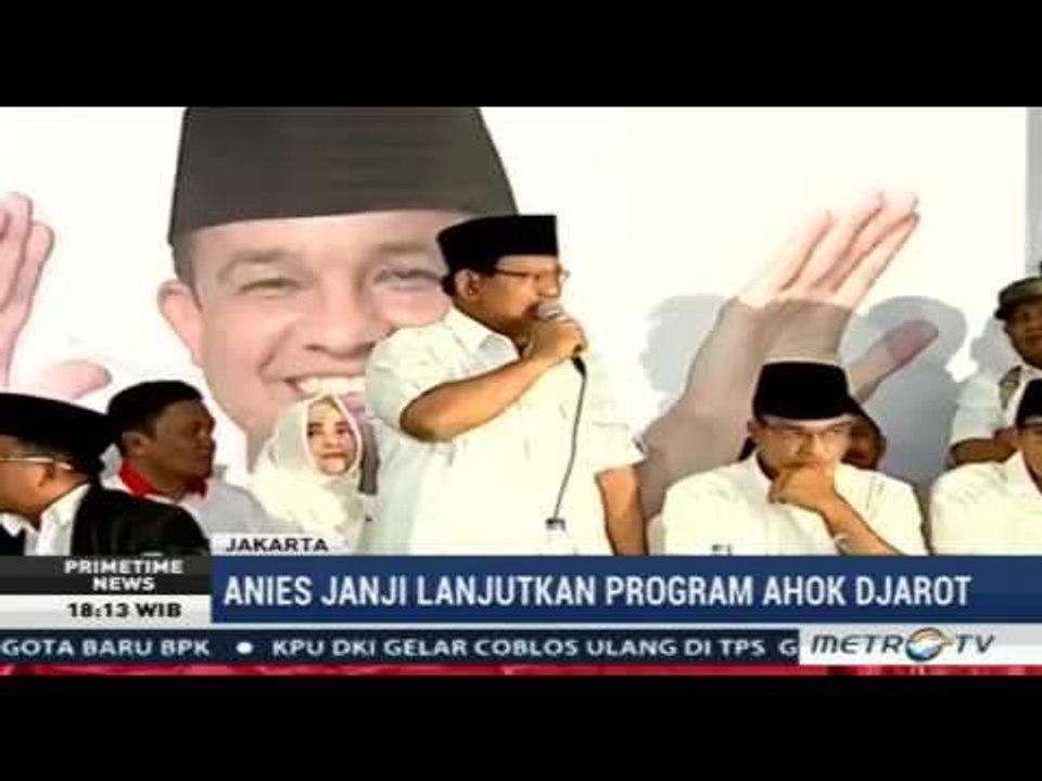 Primetime News - Penghitungan Suara Pilkada DKI Jakarta