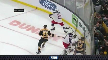 Jaroslav Halak's Huge Glove Save Helps Lead Bruins To Overtime Victory