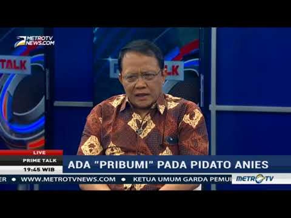 Polemik "Pribumi" Anies Harus Diredam