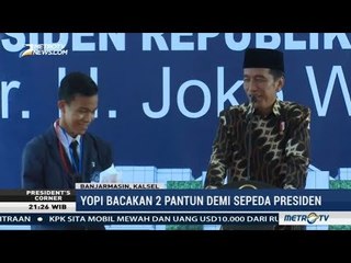 President Corner - Mengincar Hadiah Sepeda dari Presiden