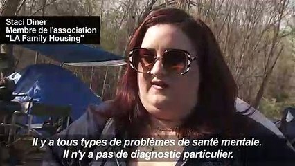 A Los Angeles, une ONG surveille la santé mentale des sans-abris