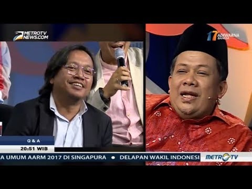 Q & A - Fahri Hamzah: Harus Ada Tradisi di Eksekutif untuk Gemar Mendengar Kritik