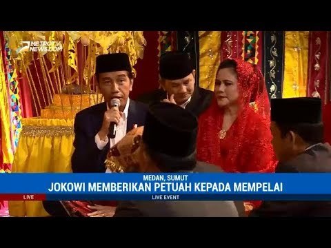 Jokowi Berikan Petuah untuk Kahiyang-Bobby