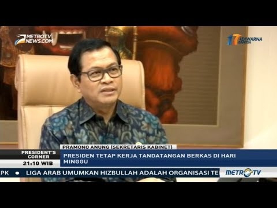 President's Corner - Cerita Pramono Anung Soal Presiden yang Tetap Kerja di Hari Minggu