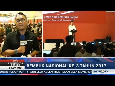 President's Corner - Presiden Terima 12 Rekomendasi di Forum Rembuk Nasional 2017