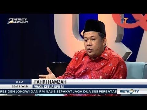 Q & A - Fahri Hamzah Mengaku Sering Nyinyir Sejak Kecil