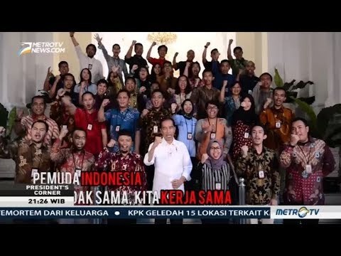 President's Corner - Jokowi: Pemuda Indonesia Kita Tidak Sama, Kita Kerja Sama