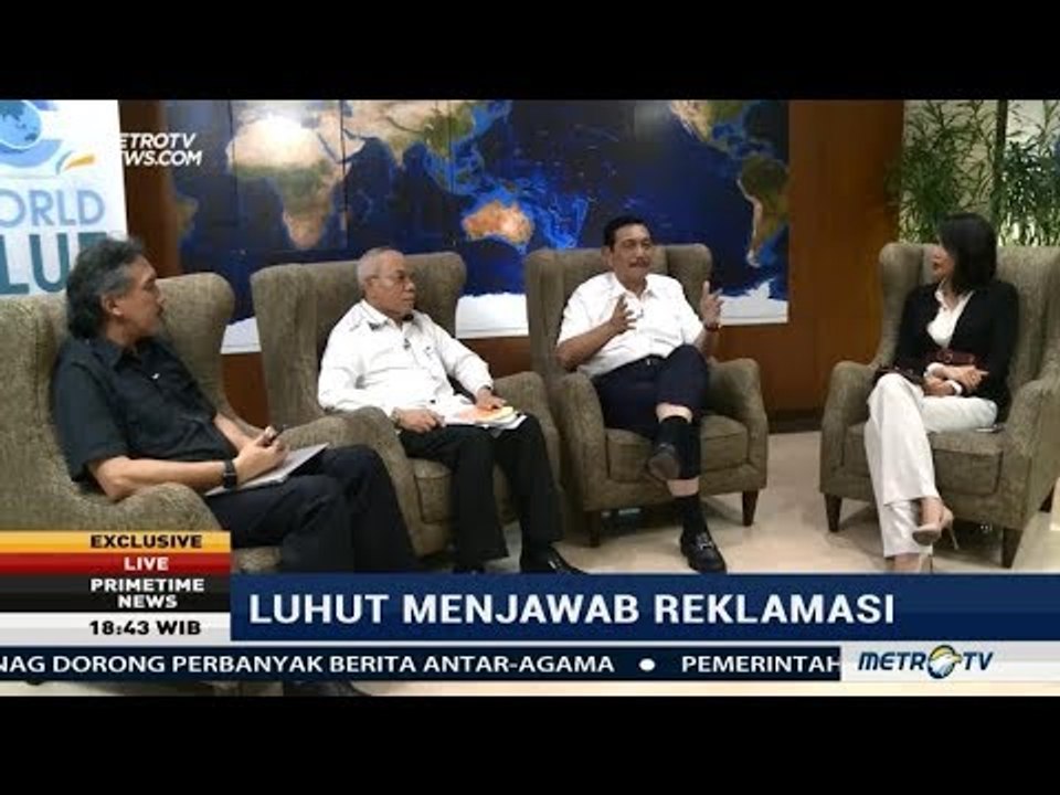 Luhut Sebut Proyek Reklamasi Kerap Dipolitisasi