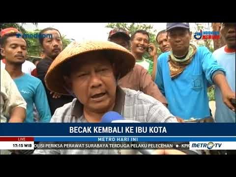 Tukang Becak di Cilincing Didata dan Diberi Pengarahan