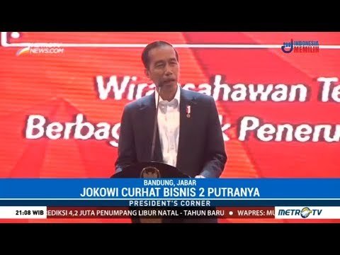President's Corner - Jokowi Sedih Putranya Tak Mau Meneruskan Bisnisnya