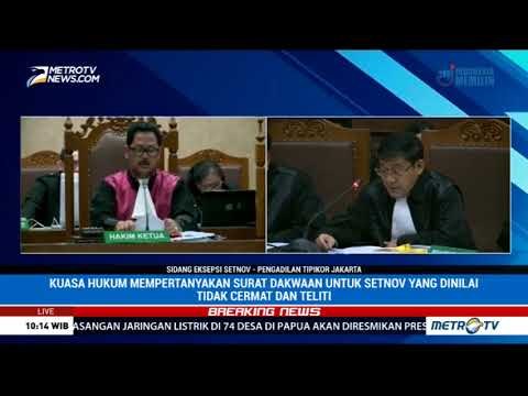 Tim Kuasa Setya Novanto Sampaikan Nota Keberatan (1)