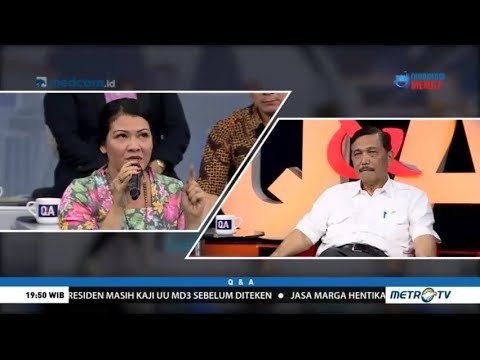 Luhut Jawab Kritik Melanie Subono soal Reklamasi Teluk Jakarta