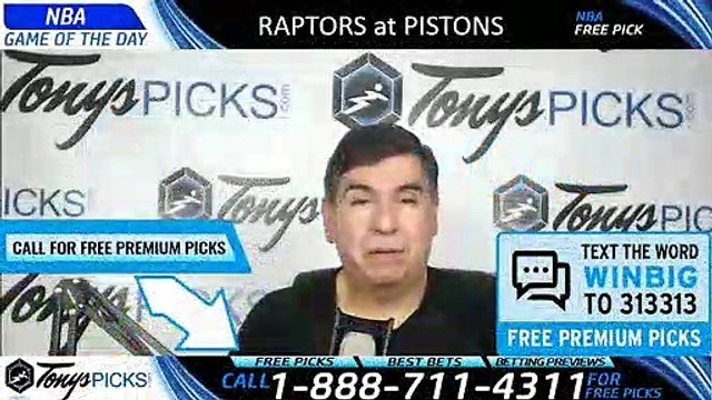 Toronto Raptors vs. Detroit Pistons 3/17/2019 Picks Predictions