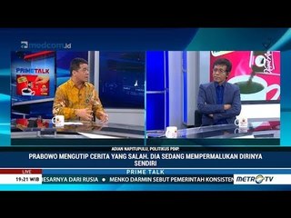 Soal Pidato Indonesia Bubar, Adian Napitupulu: Prabowo Sedang Mempermalukan Diri