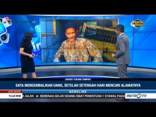 Belajar Kejujuran dari Tukang Sampah yang Kembalikan Rp20 Juta