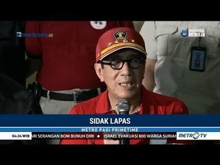 Menkumham Razia Lapas Kelas I Surabaya