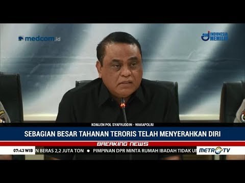 Wakapolri: Sebagian Besar Napi Teroris Telah Menyerahkan Diri
