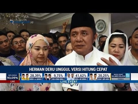 Herman Deru Bersyukur Menang Versi Hitung Cepat