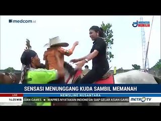 Sensasi Menunggang Kuda Sambil Memanah