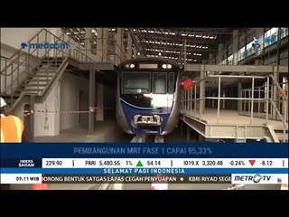 MRT Jakarta Uji Coba Perdana 9 Agustus 2018