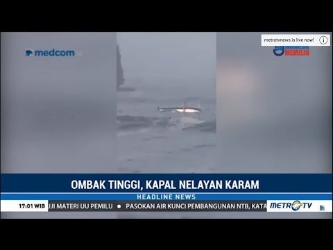 Ombak Besar, Kapal Nelayan di Jember Karam