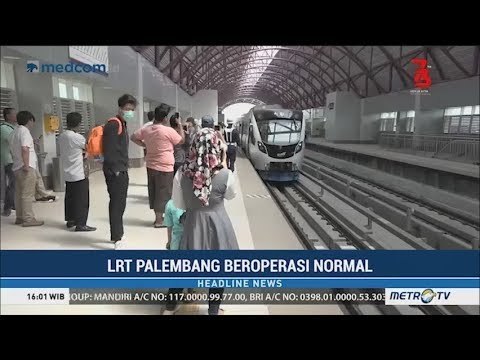 Menjajal LRT Pertama Indonesia Di Palembang Yang Telah Kembali Beroperasi Normal