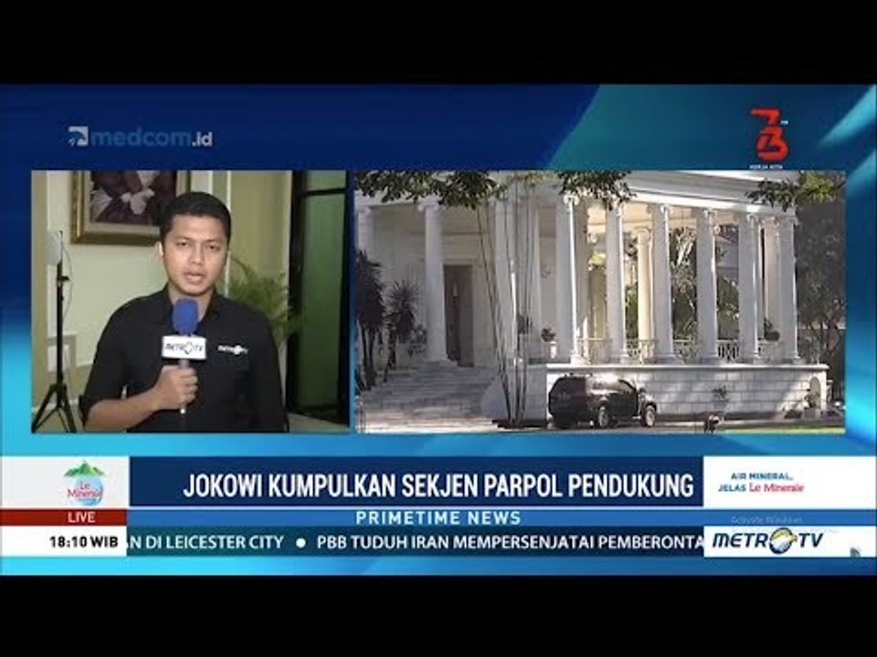 Jokowi Kumpulkan Sekjen Parpol Koalisi
