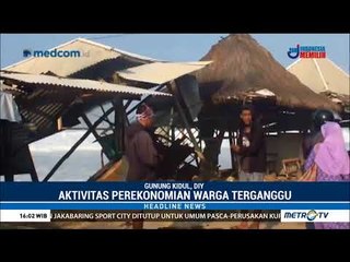 Pesisir Selatan Gunung Kidul Dihantam Gelombang Tinggi