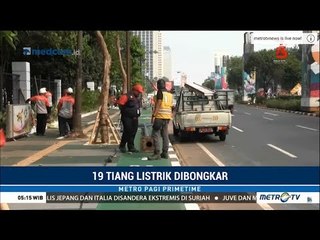 19 Tiang di Jalur Sepeda GBK Dibongkar